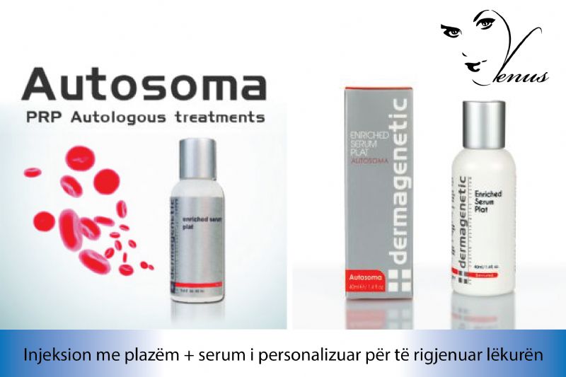 Injeksion me plazem + serum i personalizuar per te rigjenuar lekuren, Klinike ne tirane per rigjenerim lekure, Klinika Dermatologjike Venus